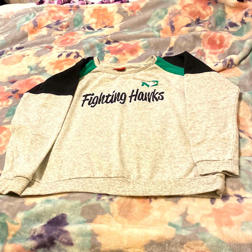 Colosseum Own The Stands (Unisex)Fighting Hawks Sweatshirt, Size XL